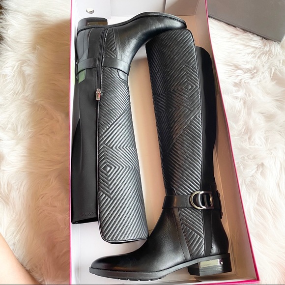 VINCE CAMUTO Pordalia Over The Knee Boot 8M Black - Picture 7 of 8